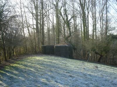 bunker C14 Moortsele in de ochtenddauw